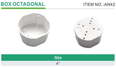 PVC Octagonal Wiring Box