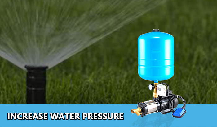 Increase water pressure